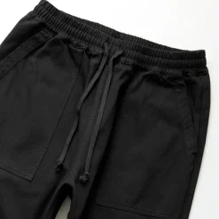 SERVICE WORKS - Pantalon à chevrons - Noir