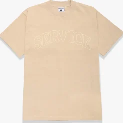 Service Works - Tee Shirt Arch Logo - Beige