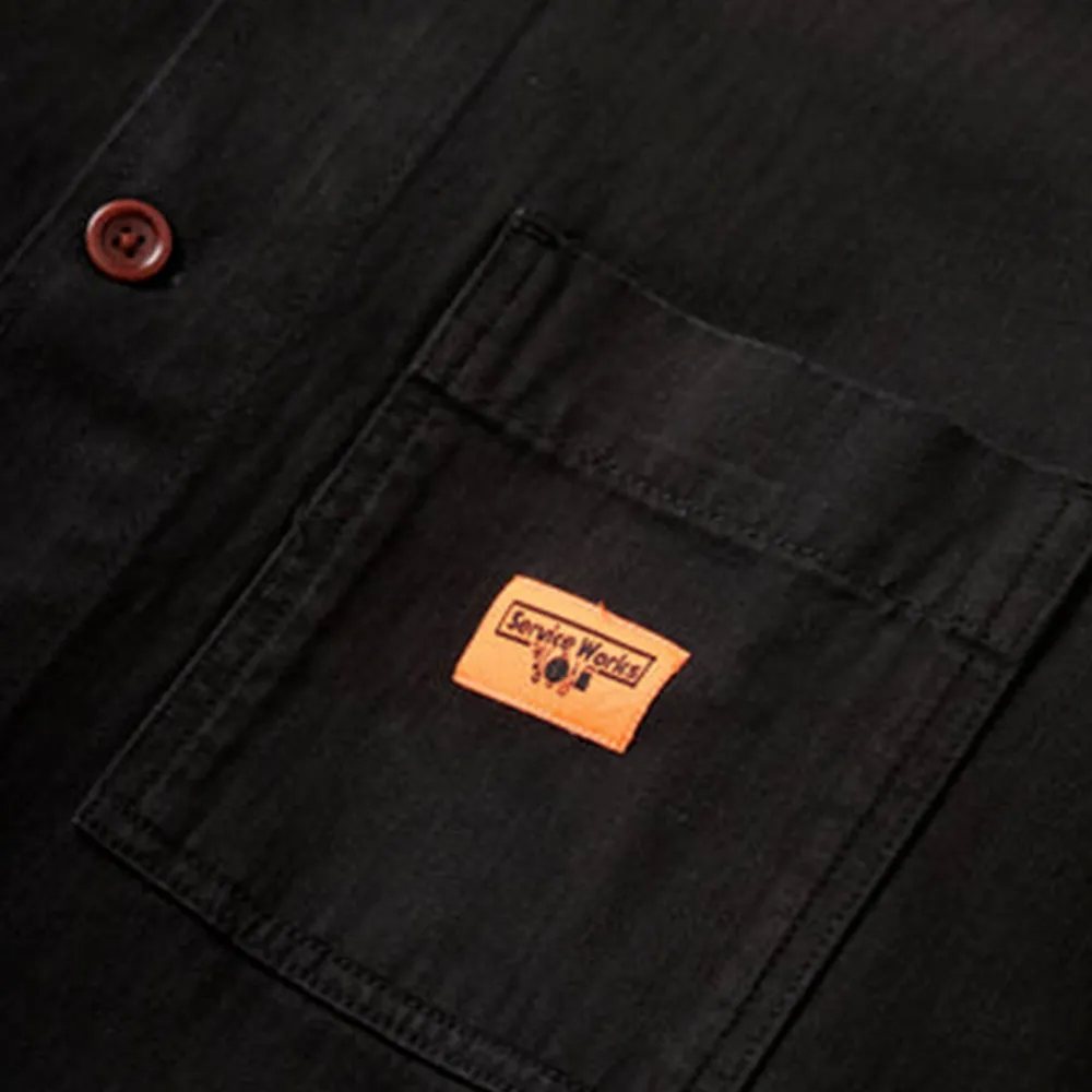 SERVICE WORKS - Veste à chevrons - Noir