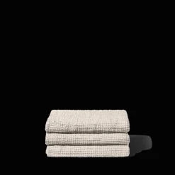 200 LINTEX Serviette de bain en lin - Waffle - Pierre