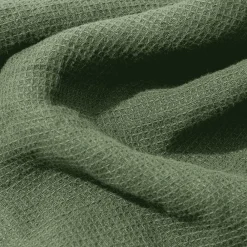 200 LINTEX Serviette de bain en lin - Nid d'abeille - Vert d'Anduze