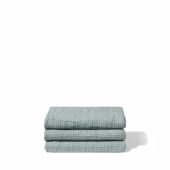 200 LINTEX Serviette de bain en lin - Waffle - Gris Vésuve