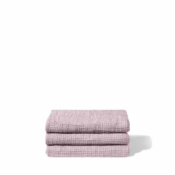 200 LINTEX Serviette de bain en lin - Waffle - Parme Fuji Iro