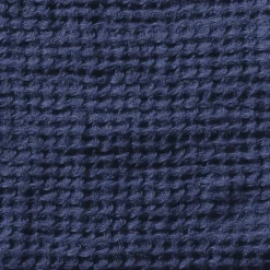 200 LINTEX Serviette de bain en lin - Waffle - Bleu Shibori