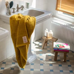 2100 GAZEX Serviette de bain en éponge - Vert du Péloponnèse