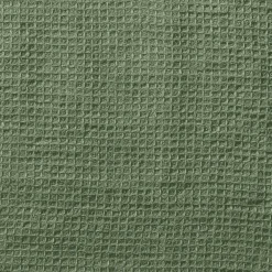 200 LINTEX Serviette de bain invité en lin - Nid d'abeille - Vert d'Anduze