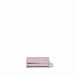 200 LINTEX Serviette de bain invité en lin - Nid d'abeille - Parme Fuji Iro