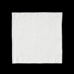 200 LINTEX Serviette de table en lin lavé - Blanc Optique