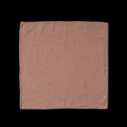 200 LINTEX Serviette de table en lin lavé - Rose Argile