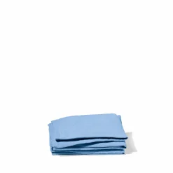 200 LINTEX Serviette de table en lin lavé - Bleu Tyrrhénien