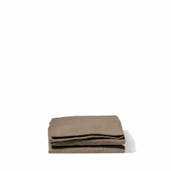 200 LINTEX Serviette de table en lin lavé - Brun Cha Iro