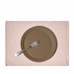 200 LINTEX Set de table en lin lavé - Beige Rosé