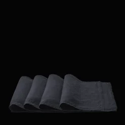 200 LINTEX Set de table en lin lavé - Bleu Encre