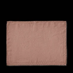 200 LINTEX Set de table en lin lavé - Rose Argile
