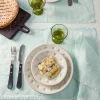 200 LINTEX Set de table en lin lavé - Bleu Antiparos