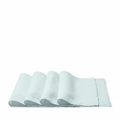 200 LINTEX Set de table en lin lavé - Bleu Antiparos