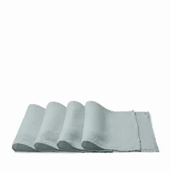 200 LINTEX Set de table en lin lavé - Gris Vésuve