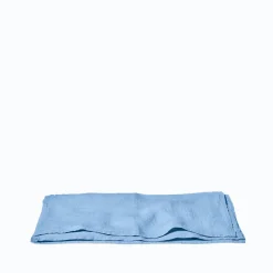 200 LINTEX Set de table en lin lavé - Bleu Tyrrhénien
