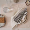 200 LINTEX Set de table en lin lavé - Blanc de Ceruse