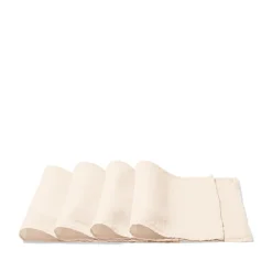 200 LINTEX Set de table en lin lavé - Blanc de Ceruse