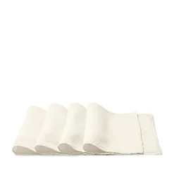 200 LINTEX Set de table en lin lavé - Blanc Gres