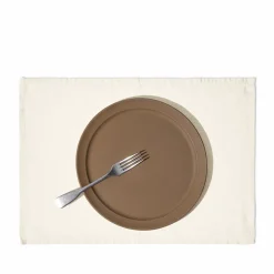 200 LINTEX Set de table en lin lavé - Blanc Gres