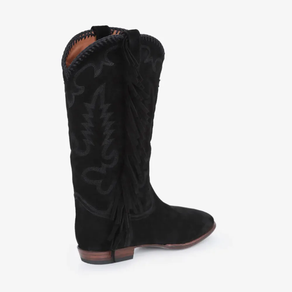 Women SHILOH - Bottes Midnight Franges - Noir