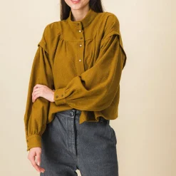 Women SIX SŒURS SIXSOEURS - Blouse Arlette - Marron