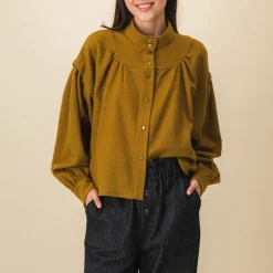Women SIX SŒURS SIXSOEURS - Blouse Arlette - Marron