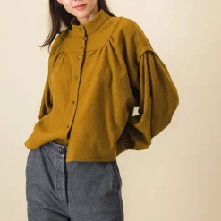 Women SIX SŒURS SIXSOEURS - Blouse Arlette - Marron