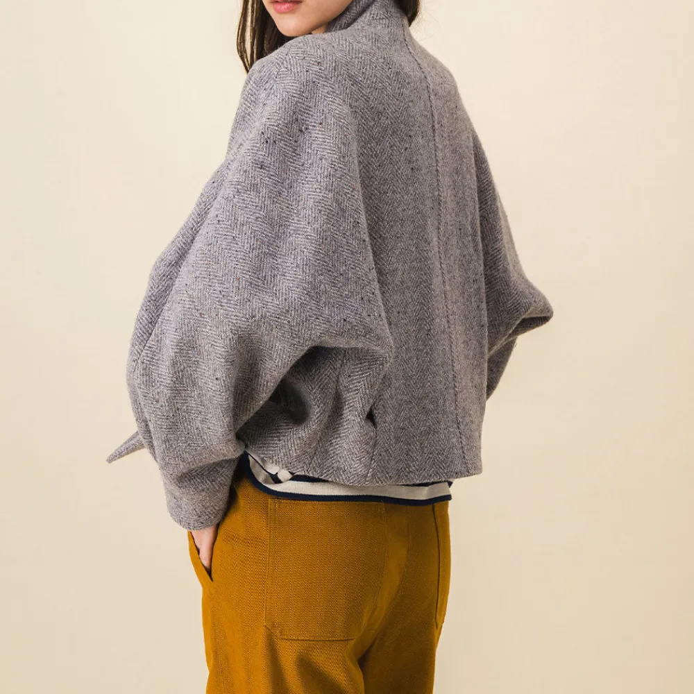 Women SIX SŒURS SIXSOEURS - Blouson Alba - Gris