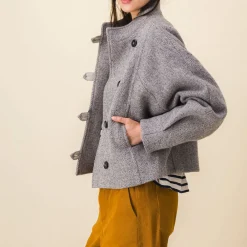 Women SIX SŒURS SIXSOEURS - Blouson Alba - Gris