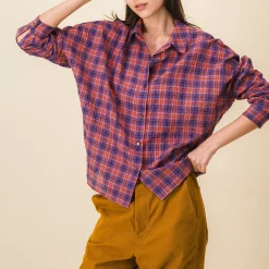 Women SIX SŒURS SIXSOEURS - Chemise Jamie - Violet