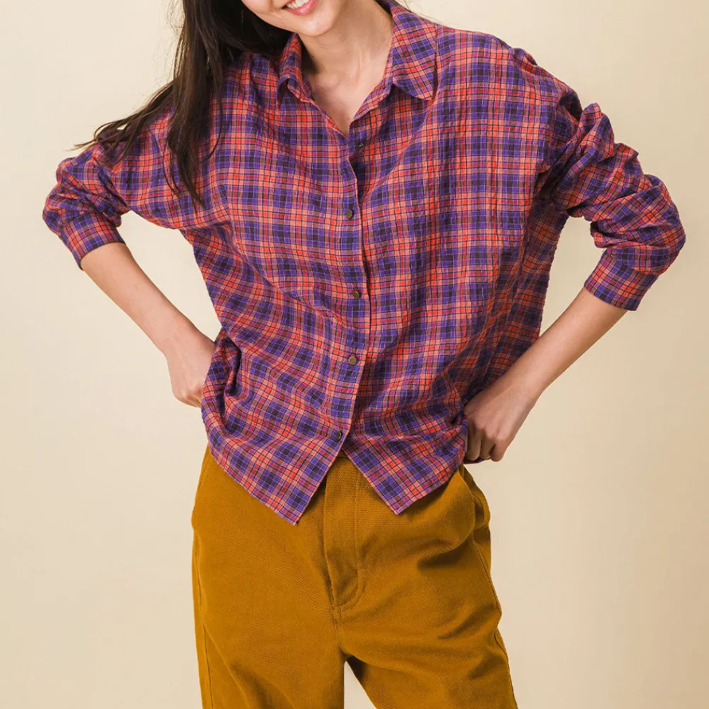 Women SIX SŒURS SIXSOEURS - Chemise Jamie - Violet
