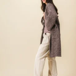Women SIX SŒURS SIXSOEURS - Manteau Albertine - Marron