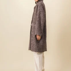 Women SIX SŒURS SIXSOEURS - Manteau Albertine - Marron
