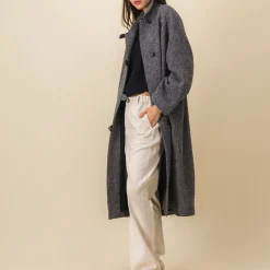 Women SIX SŒURS SIXSOEURS - Manteau Odile - Gris
