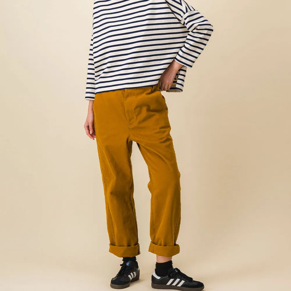 Women SIX SŒURS SIXSOEURS - Pantalon Jodie - Ocre