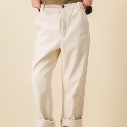 Women SIX SŒURS SIXSOEURS - Pantalon Pearl - Ecru