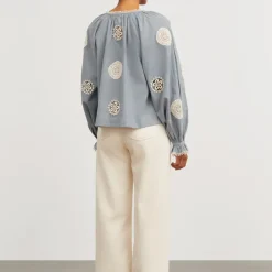 Women Skall Studio - Blouse Loretta - Bleu