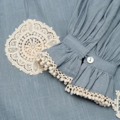 Women Skall Studio - Blouse Loretta - Bleu