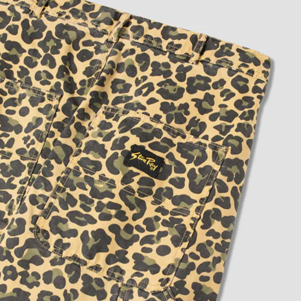 STAN RAY - Pantalon Big Job Painter - Léopard Camo