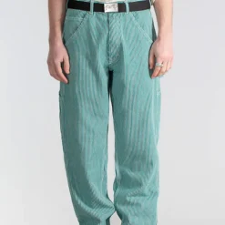 Women STAN RAY - Pantalon OG Painter - Vert Rayures