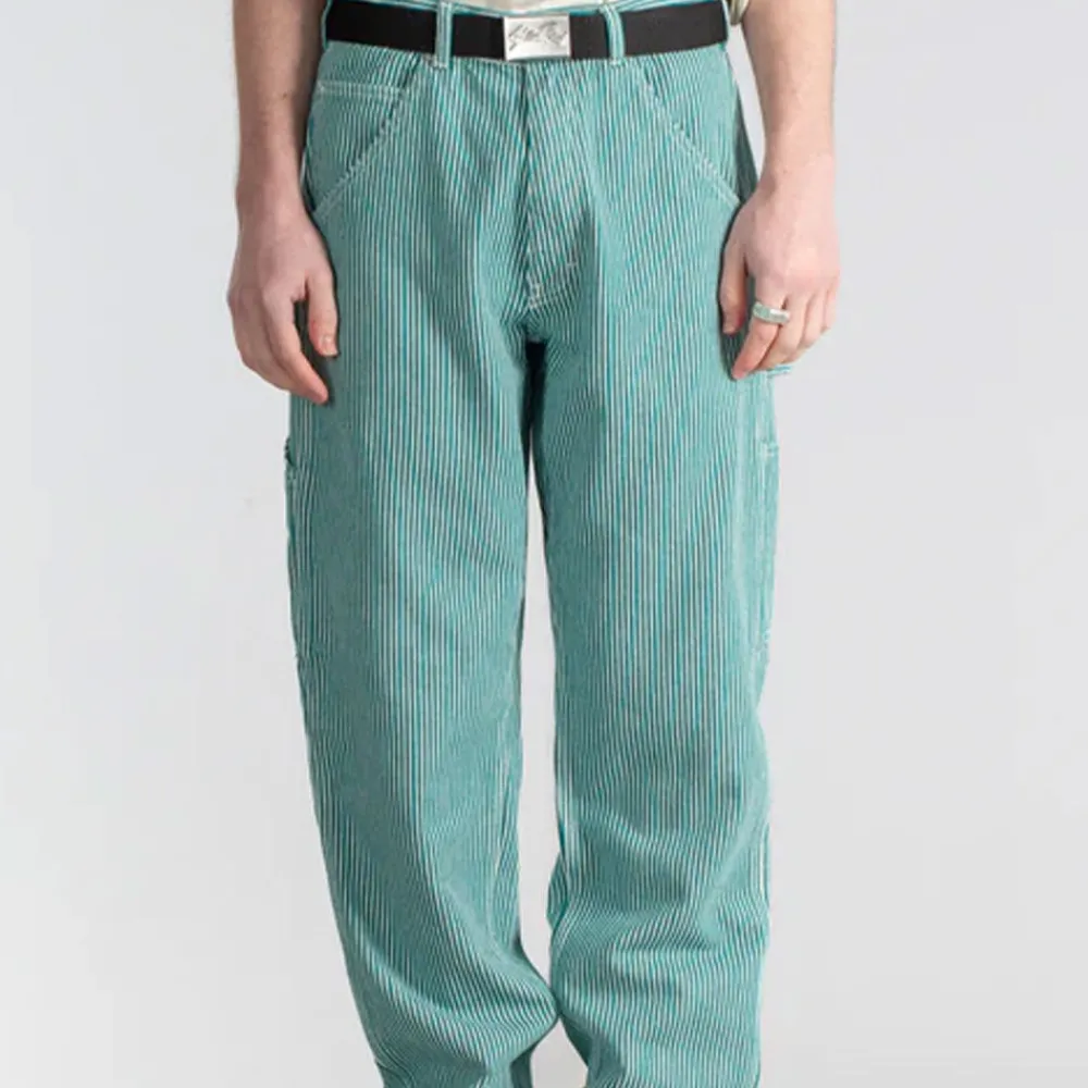 Women STAN RAY - Pantalon OG Painter - Vert Rayures