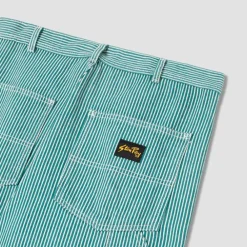 Women STAN RAY - Pantalon OG Painter - Vert Rayures