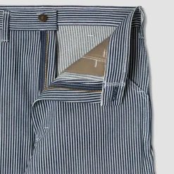 STAN RAY - Pantalon OG Painter - Marine Rayures
