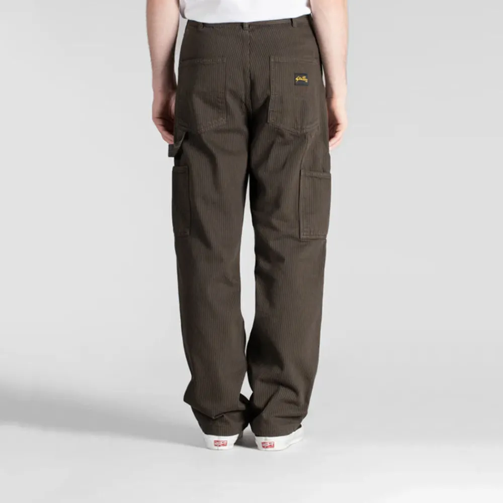 STAN RAY - Pantalon OG Painter - Marron foncé