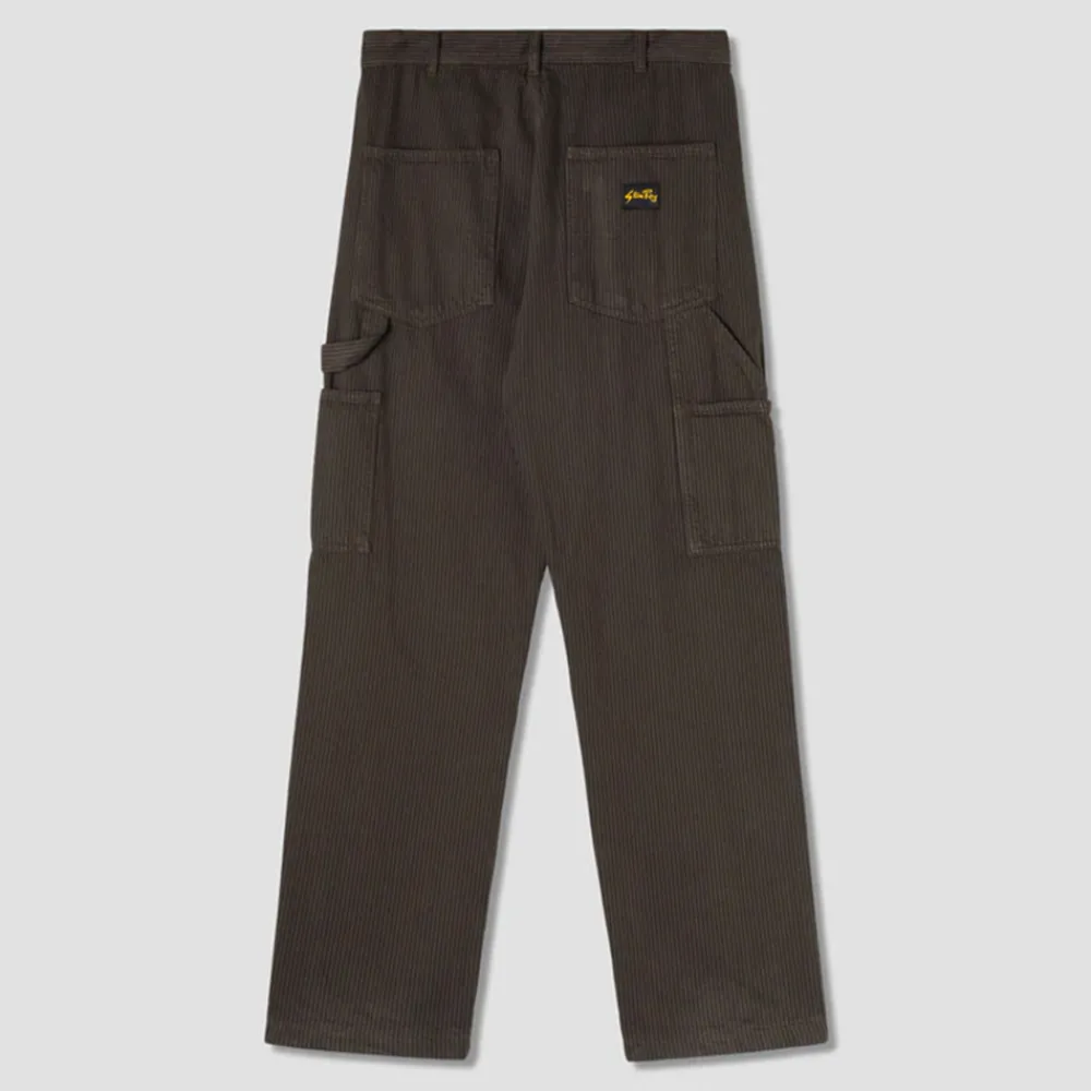 STAN RAY - Pantalon OG Painter - Marron foncé