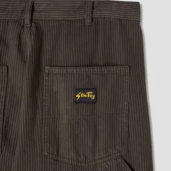 STAN RAY - Pantalon OG Painter - Marron foncé