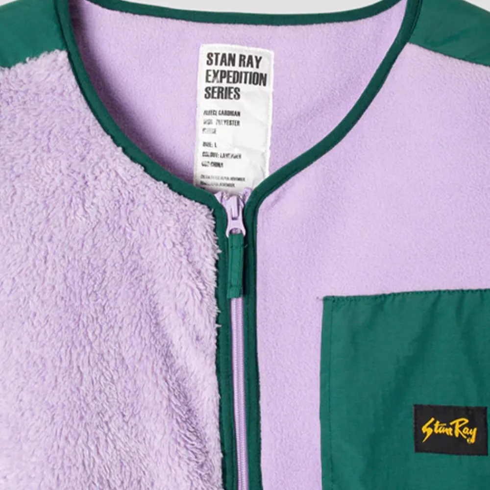 Women Stan Ray - Veste Fleece Cardigan - Lavande